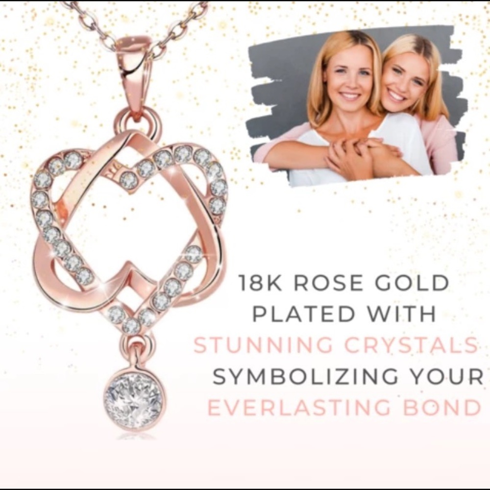 Interlocked Heart Necklace